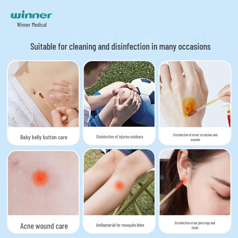 WINNER Iodine Cotton Swabs