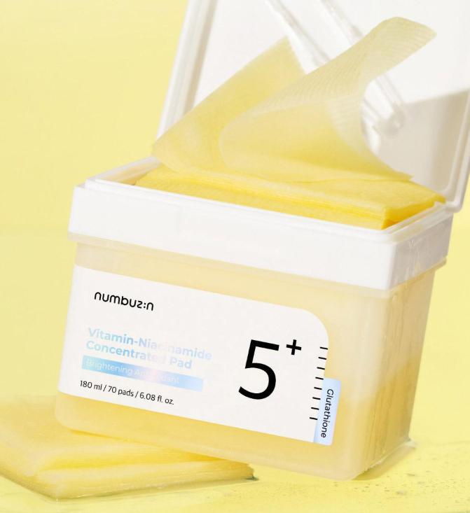 NUMBUZIN Toner Pad 4 Types – No.1 / No.3 / No.4 / No.5 (70 Pads)