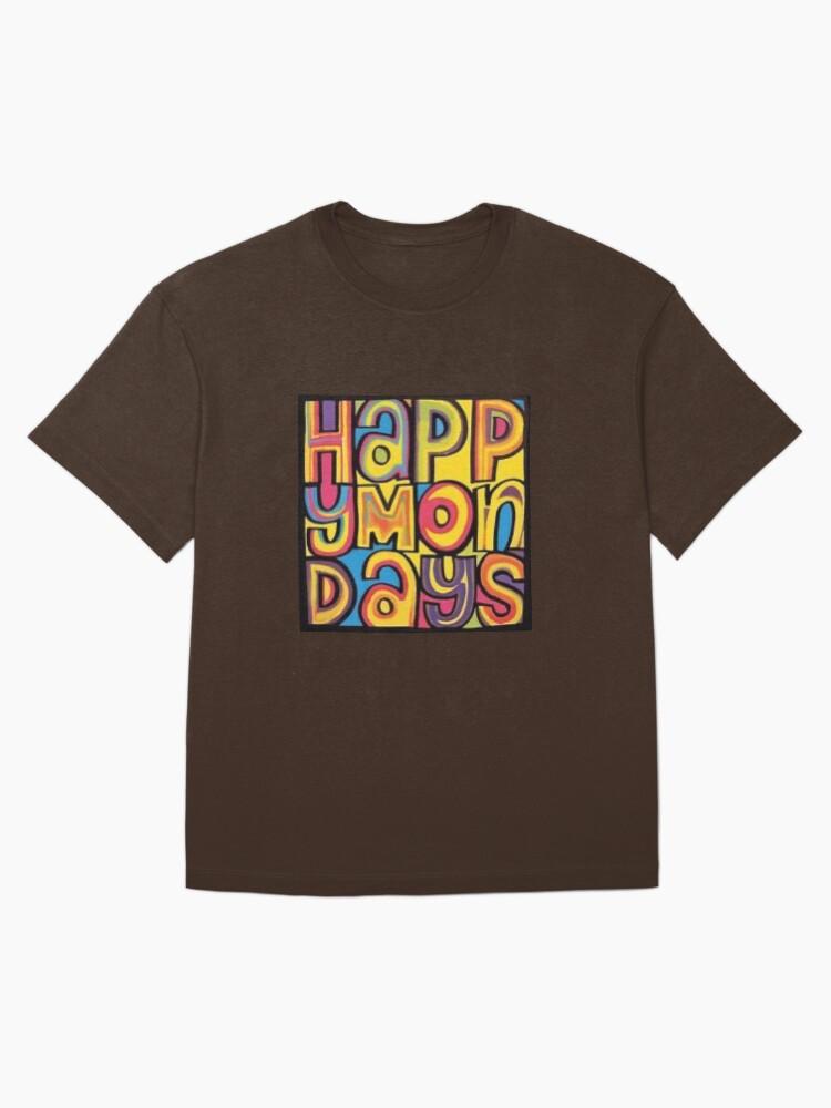 Oasiss Happy Monday’s 90s Britpop Manchester band Oversized T-Shirt
