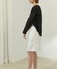 WIOE Lace Check Half Pants_White