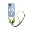 For Magsafe Magnetic Wireless Charging TPU Clear lanyard Crossbody Phone Case For iPhone 12 13 14 15 16 Pro Max