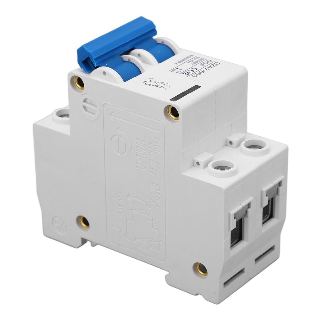 DC 500V 2P Mini Circuit Breaker DIN Rail Mount Low Voltage Circuit Breaker for Solar System B Type