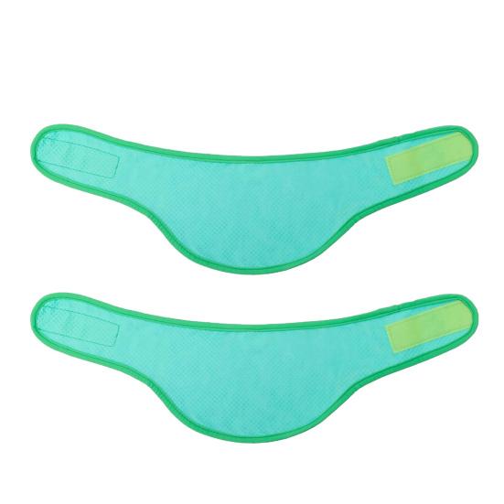 

2 шт. охлаждающая бандана для собак, летний шарф для мгновенного охлаждения домашних животных, регулируемый охладитель для шеи со льдом для мелких, средних и крупных пород, чтобы предотвратить солнечный удар S циан