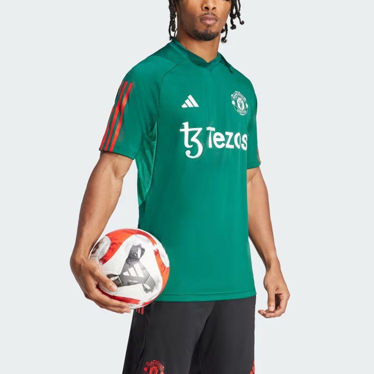 Adidas Manchester United Manchester United Tiro 23 Training Jersey Soccer Jersey Men's Green IQ1527