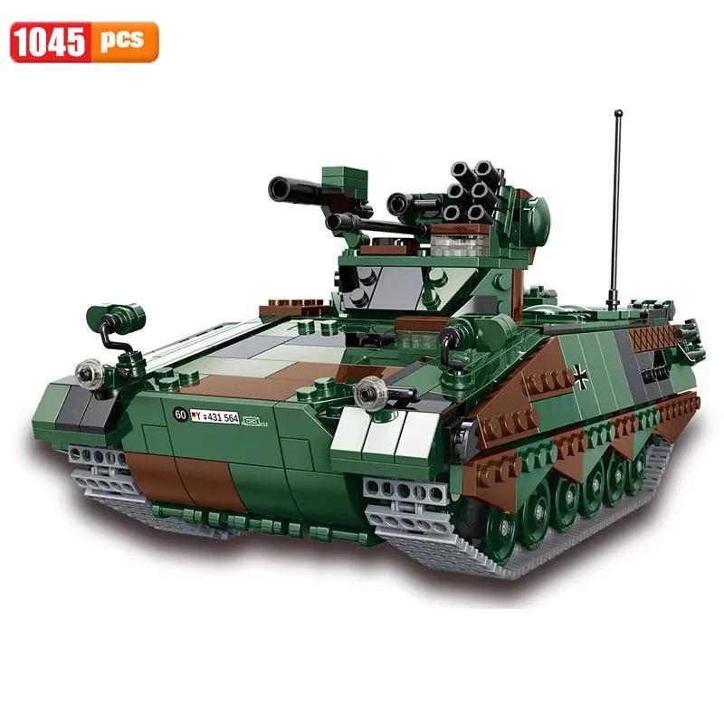 Militär ww2 Kanone Sturmpanzer Kampfpanzer Auto LKW Armee Waffe Bausteinsets Modell Jungen Spielzeug für Kinder Geschenk