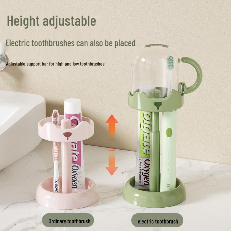 Mold-Proof Toothbrush Holder & Washbasin: Cute, Food-Grade Student Dormitory Cup with Drainage