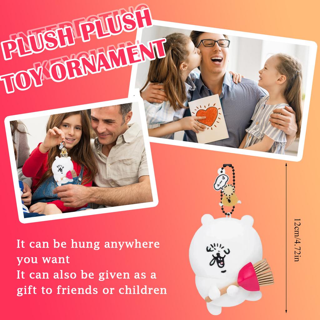 Cartoon Cute Doll Plush Toy Keychain Small Pendant
