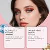 Zephoco Black Double-Headed Waterproof Seal Eyeliner Pen Does Not Require Ink. Beginners Can Print It In One Go And It Is Not Easy To Smudge