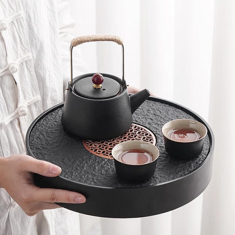 Qixuanyuan Small Round Water Storage Kung Fu Tea Tray