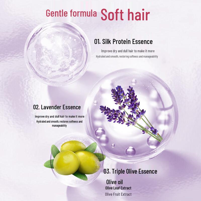 A'Gensn Lavender Luster & Softening Shampoo