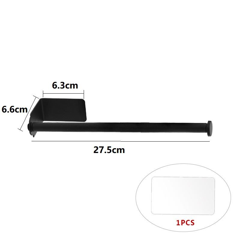 Punch-Free Toilet Paper Holder Self Adhesive Bathroom Kitchen Stainless Steel Toilet Roll Holder Wall Organizer Home Accessories