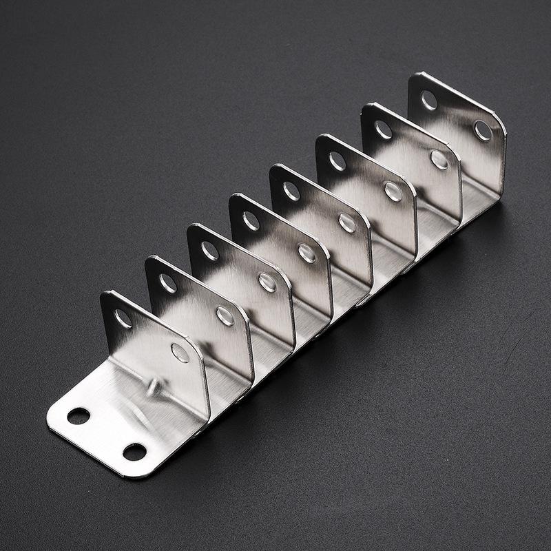 Edelstahl L-förmiger Winkel 90° für Regalstütze