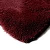 Tapis salon à base finesouple extra doux rouge bourgogne 160x230