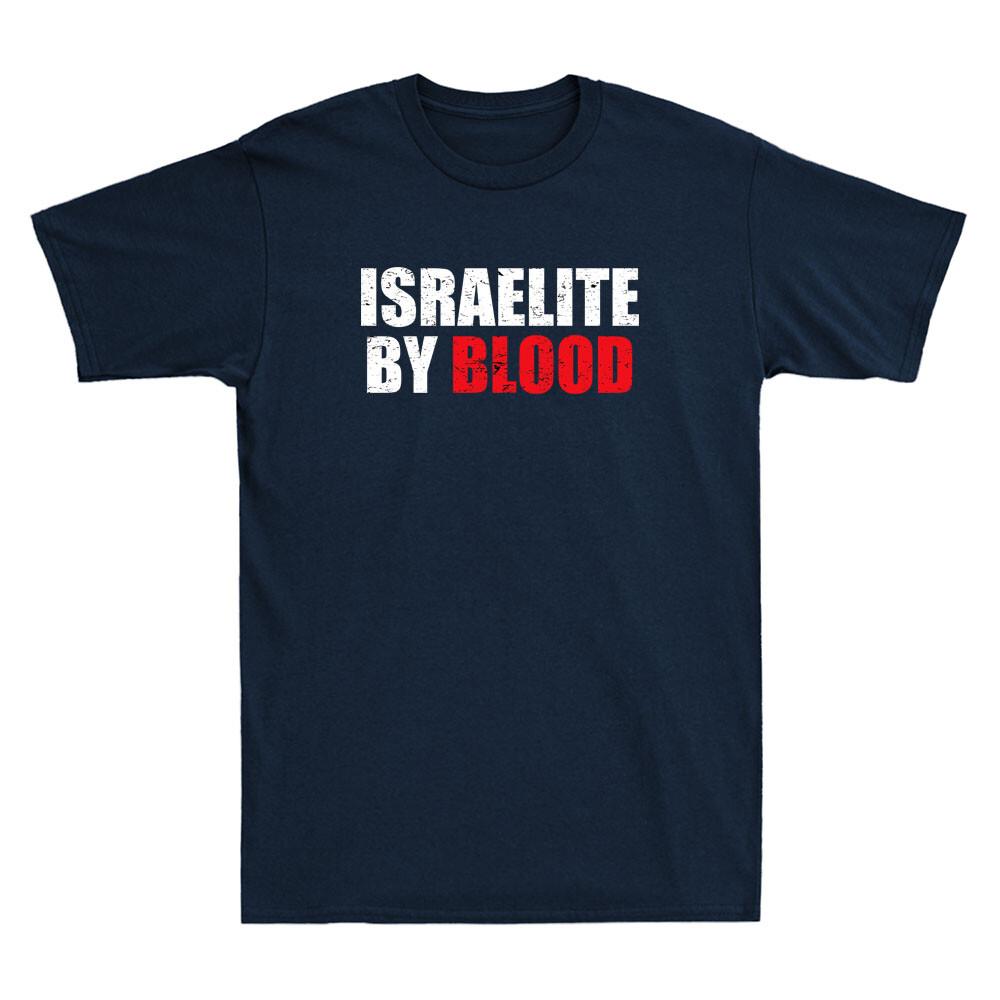 

Израильтянин по крови Иврит Иуда Ях Израиль Смешная цитата Винтажная мужская футболка Унисекс футболка M