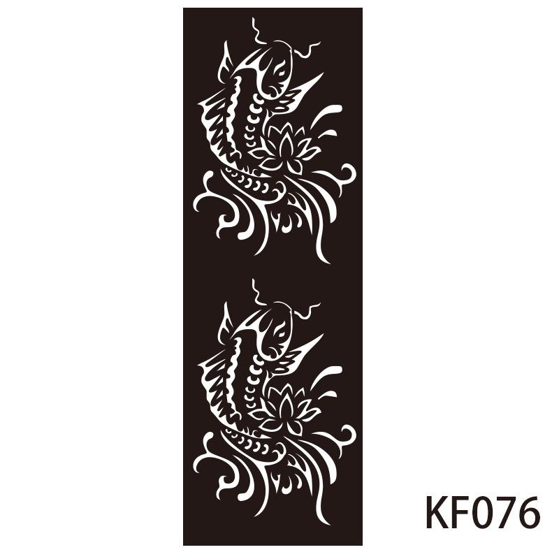 Beauty Sticker Inkjet Tattoo Hannah Indian Hollow Template Waterproof Tattoo Sticker