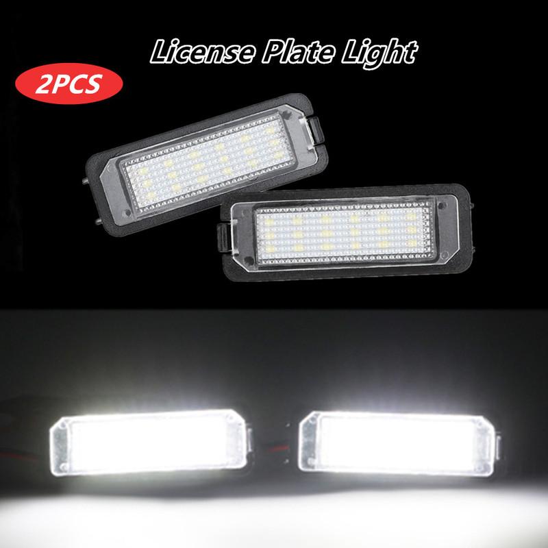 2x Car Rear LED SMD License Number Plate Light For VW GTi Golf 4 5 6 7 MK4 MK5 MK6 MK7 Passat B7 CC EOS Scirocco Beetle