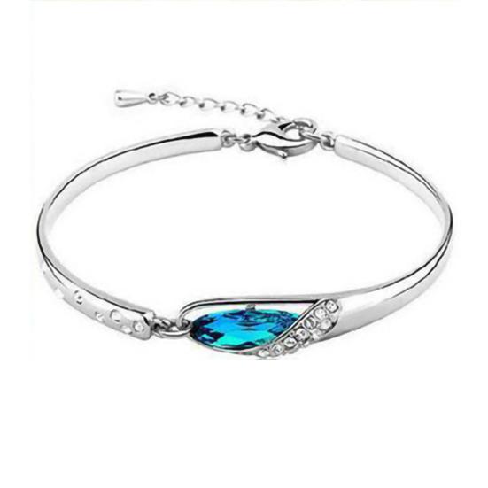Bracelet Elegant Skin-friendly Rhinestone Fashion Bracelet Bangle for Dating