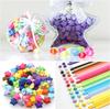540pcs Double Side Origami Star Papers Lucky Star Decoration Paper for Lucky Stars Folding DIY Hand Art Crafts School Teaching