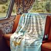 Sister'S Unbreakable Bond Blanket Personalized Name Soft Comfortable Stylish Blanket Car Blanket Perfect For Travel Camping Outdoor Home Suitable For