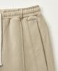 Seteo Cotton Elastic Waist Sweatpants Beige (Type A)