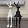 Hot! Sitting Rabbit Ornament Living Room Study High-end Desktop Decoration TV Cabinet Wine Cabinet Background Wall Decoration