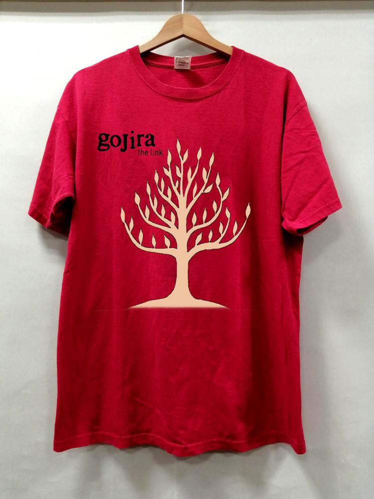 NEW Gojira Band The Link Short Sleeve Red All Size T-Shirt Unisex T-Shirt S