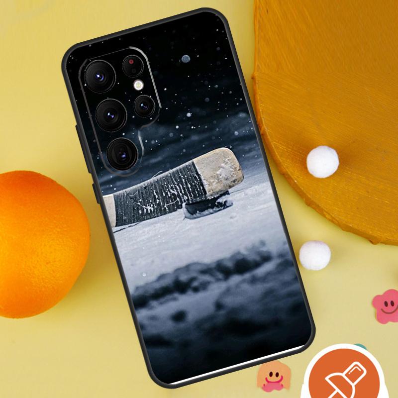 Ice Hockey Rink Phone Case For Samsung Galaxy S25 Ultra S23 S22 S21 Ultra S9 S10 S20 Plus S24 FE Funda Cover
