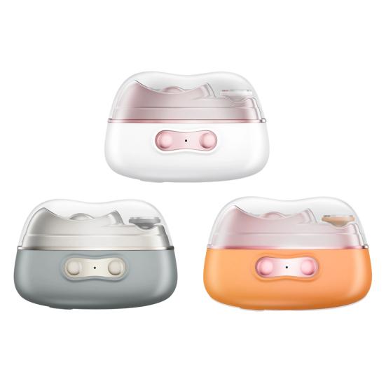Smart Nail Clipper with LED Light USB Rechargeable Portable Electric Nail Grinder Ergonomic Design Automatic