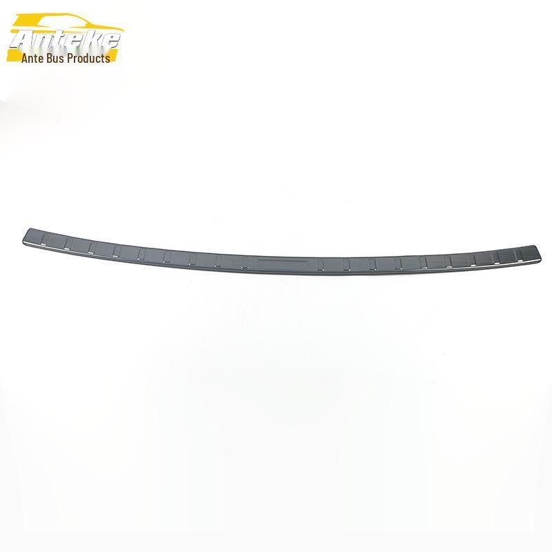 21 Mocha Rear Guard Plate Stainless Steel Trunk Protection Pedal Sequin Accessory