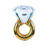 Diamond Balloon Ring Ring Balloon Wedding Wedding Proposal Reception Party Decoration After-party Pre-photo Shoot Commemorative Photo Wedding Bridal a
