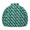 MLB Allover Logo Print Zip-Up Stand Collar Down Jacket Unisex Outerwear Green 3ADJM0626-50GND