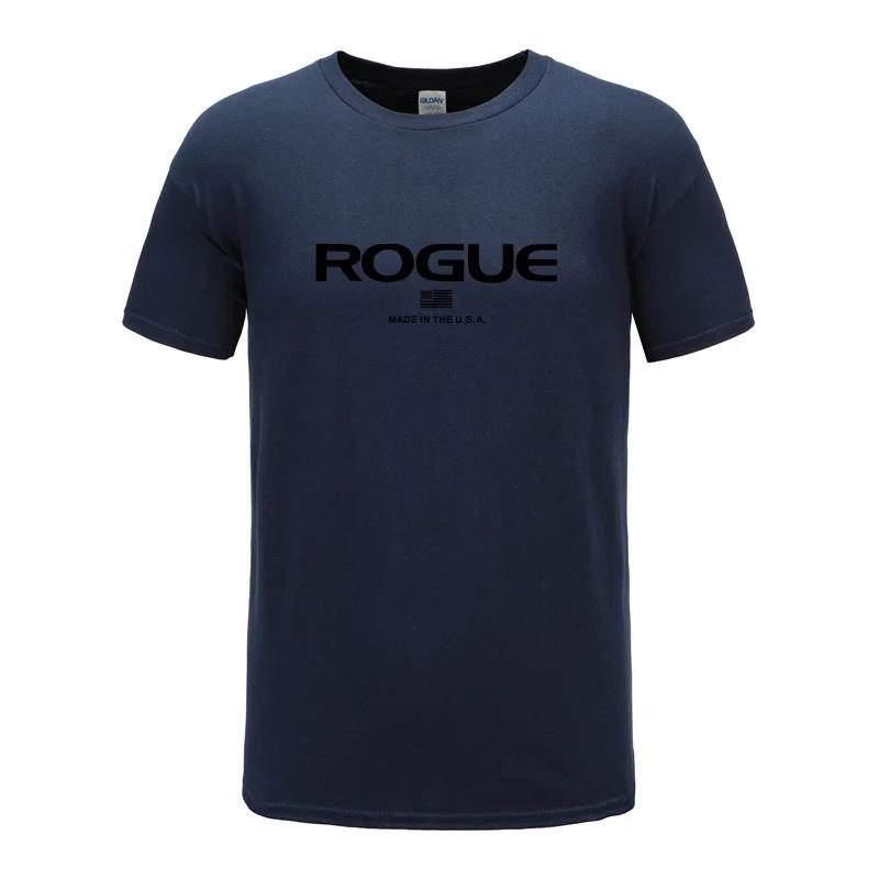 Rogue Fitness Custom Print T-Shirt for Casual Crew Neck Short-Sleeve Fashion Summer T-Shirts Tops Regular and Oversize Te