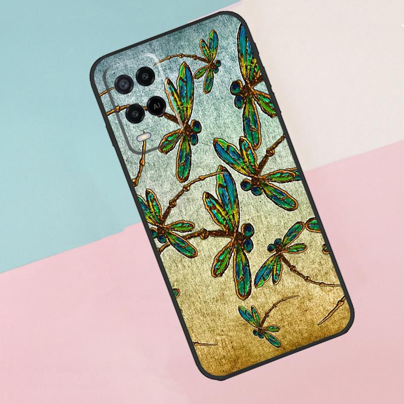 Dragonfly For Oppo A16 A76 A96 A15 A80 A60 A40 A94 A54 A98 A78 A18 A38 A58 A17 A77 A74 A57S Phone Case