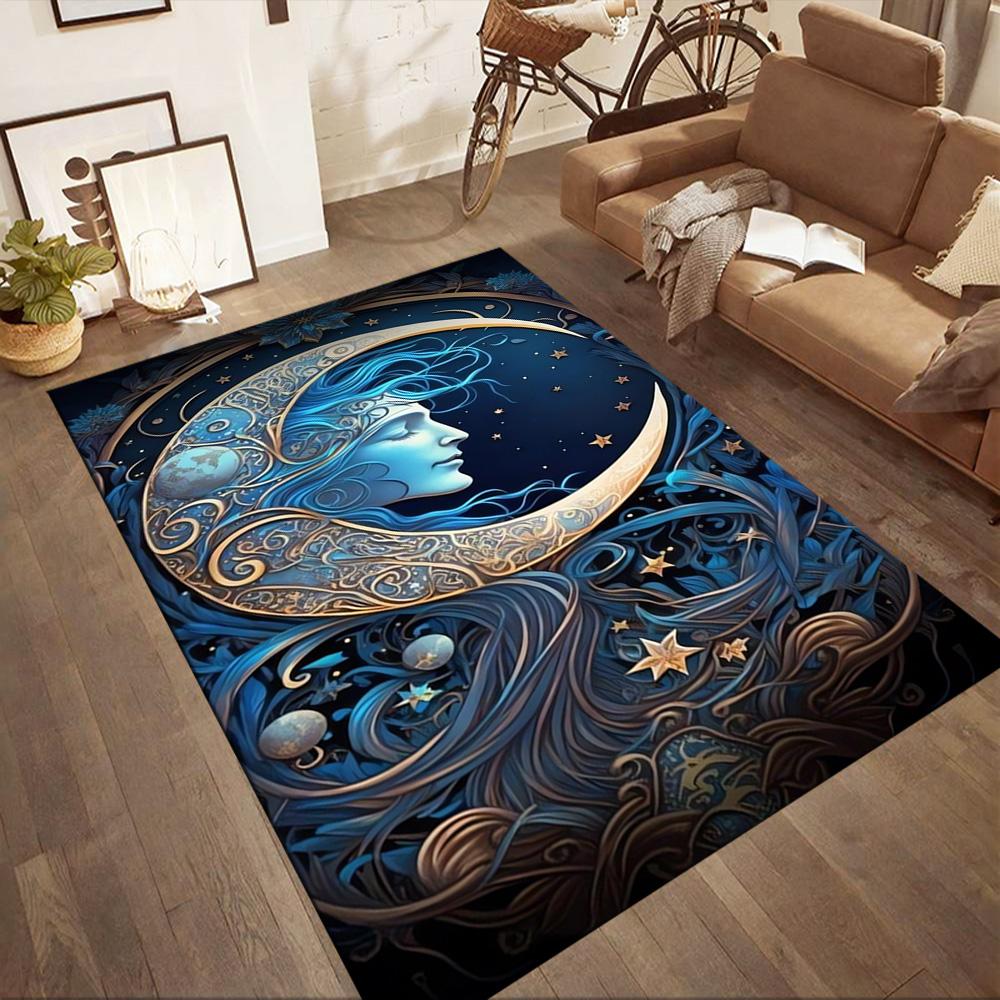 Celestial Harmony Floor Mats for Living Room, Bedroom and Room Decoration Are Suitable for Gifts.