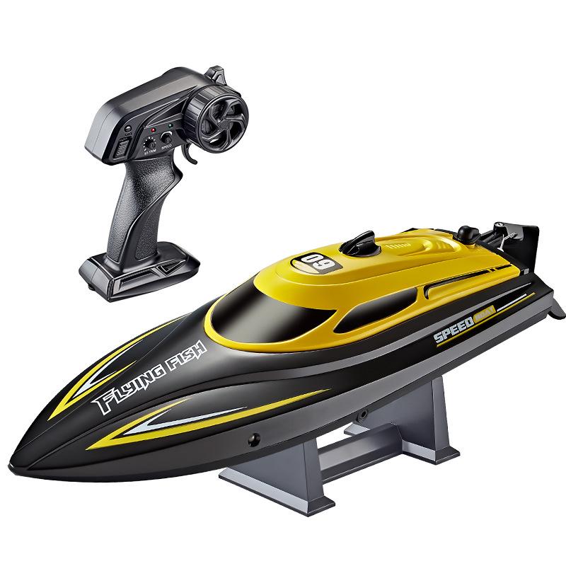 HJ812 High-Speed Remote Control Racing Boat - 2.4G Electric Water Toy, 25 Km/h.