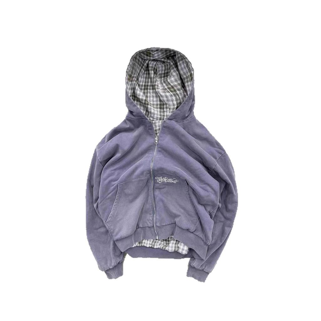 Herren 2025 Herbst Kariert Unifarben Vielseitig Mode Hoodie