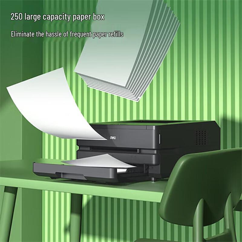 Deli P3100D A4 Black and White Laser Printer CN plug (adapter included)