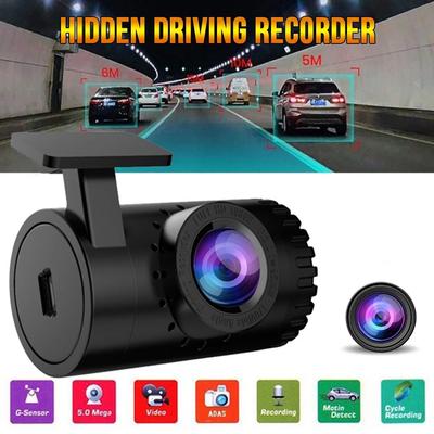 Android HD 1080P Camera ADAS Auto DVR USB No Screen170° Lens Wide Angle Driving Recorder