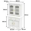 ERUBERU Miniature Craft Parts Storage Furniture B "Miniature MIT-390"