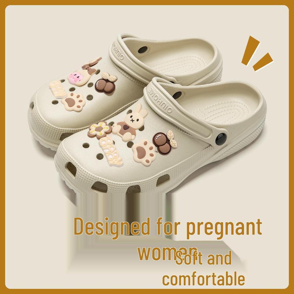 EVA rutschfeste Strandclogs Hausschuhe für Damen und Herren - Sommer Outdoor Schuhe mit dicker Sohle