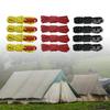 4Pcs Camping Tent Cords Outdoor Guy Lines Gear Survival Lightweight Wind Rope Reflective