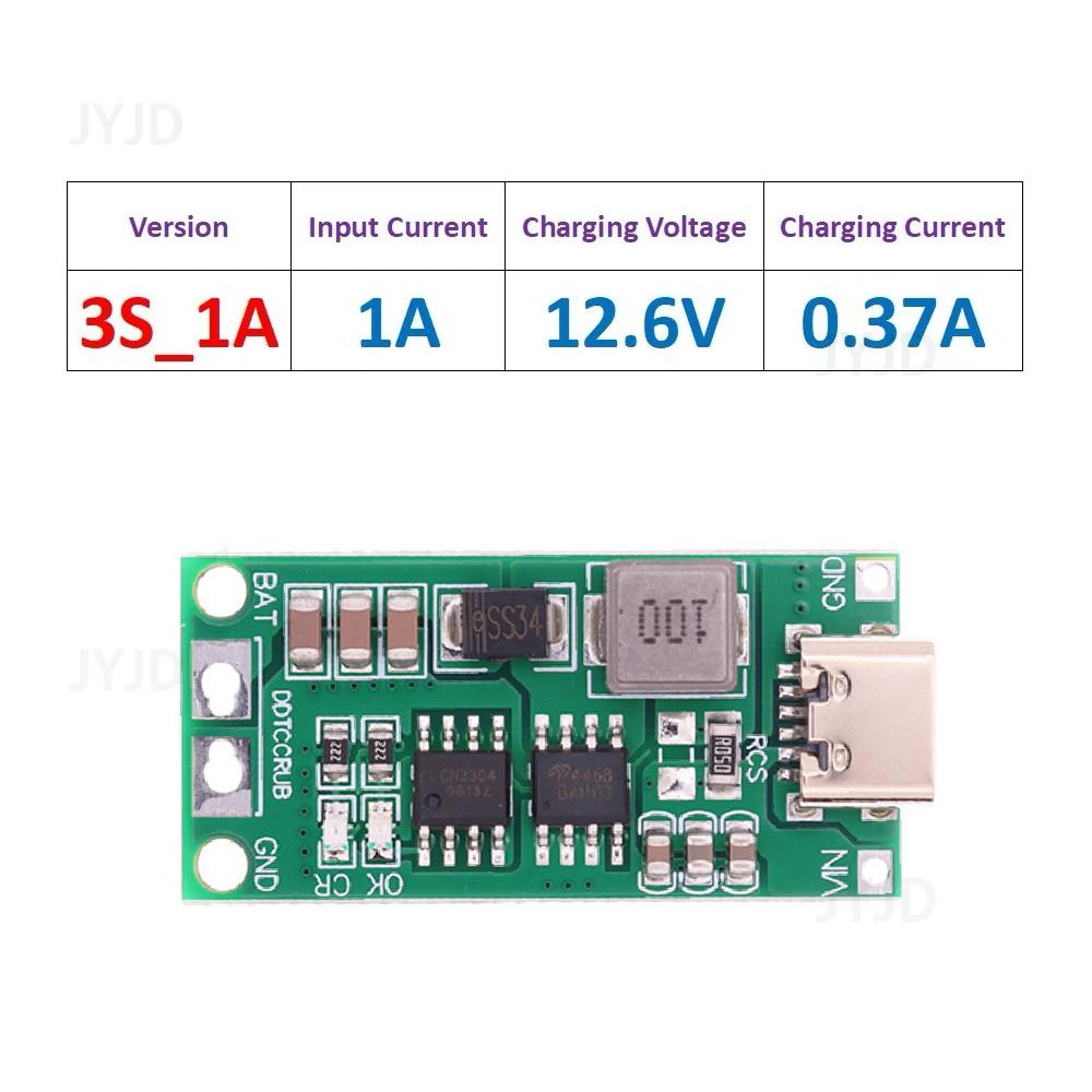Vícečlánková 2S 3S 4S Type-C Na 8,4 V 12,6 V 16,8 V LiPo polymerová Li-Ion nabíječka 7,4 V 11,1 V 14,8 V 18650 Li-Ion