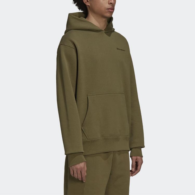 adidas Pharrell Williams Basics Hoodie Olive Men Streetwear H58302