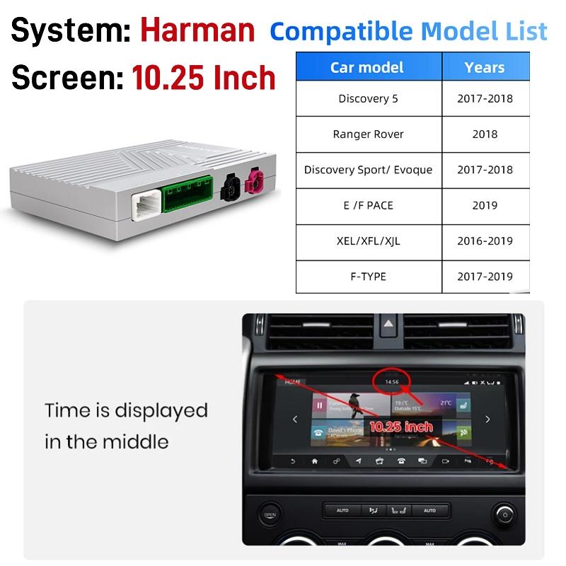 For Apple Wireless Carplay For Land Rover/Jaguar/Range Rover/Evoque/Discovery Android Auto Ai Box Multimedia USB Navigation DSP