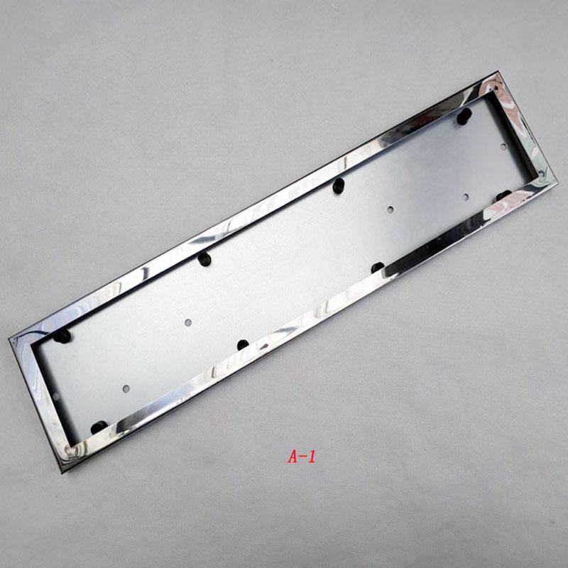 1 Pcs Car License Plate Frame Metal Frame License Plate Holder Number Plate Holder Fit EU Vehicles Standard Car Styling