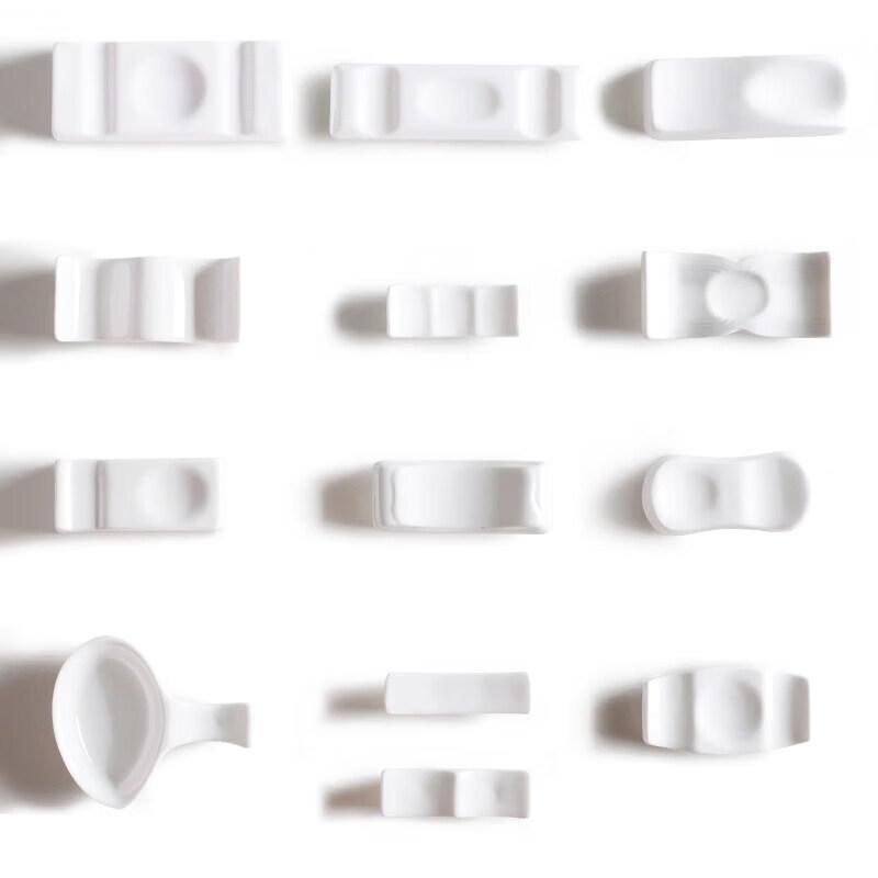 Multi-purpose Ceramic Chopstick and Spoon Rest