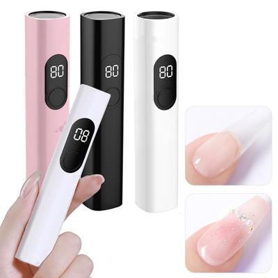 Mini Tragbarer Nageltrockner, LED UV Nagellampe zum Trocknen von Gel-Nagellack, Schnellhärtendes UV-Gel Maniküre-Werkzeug