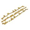 24K Gold Plated Heart Pendant Bracelet, Perfect for Valentine's Day or Daily Wear