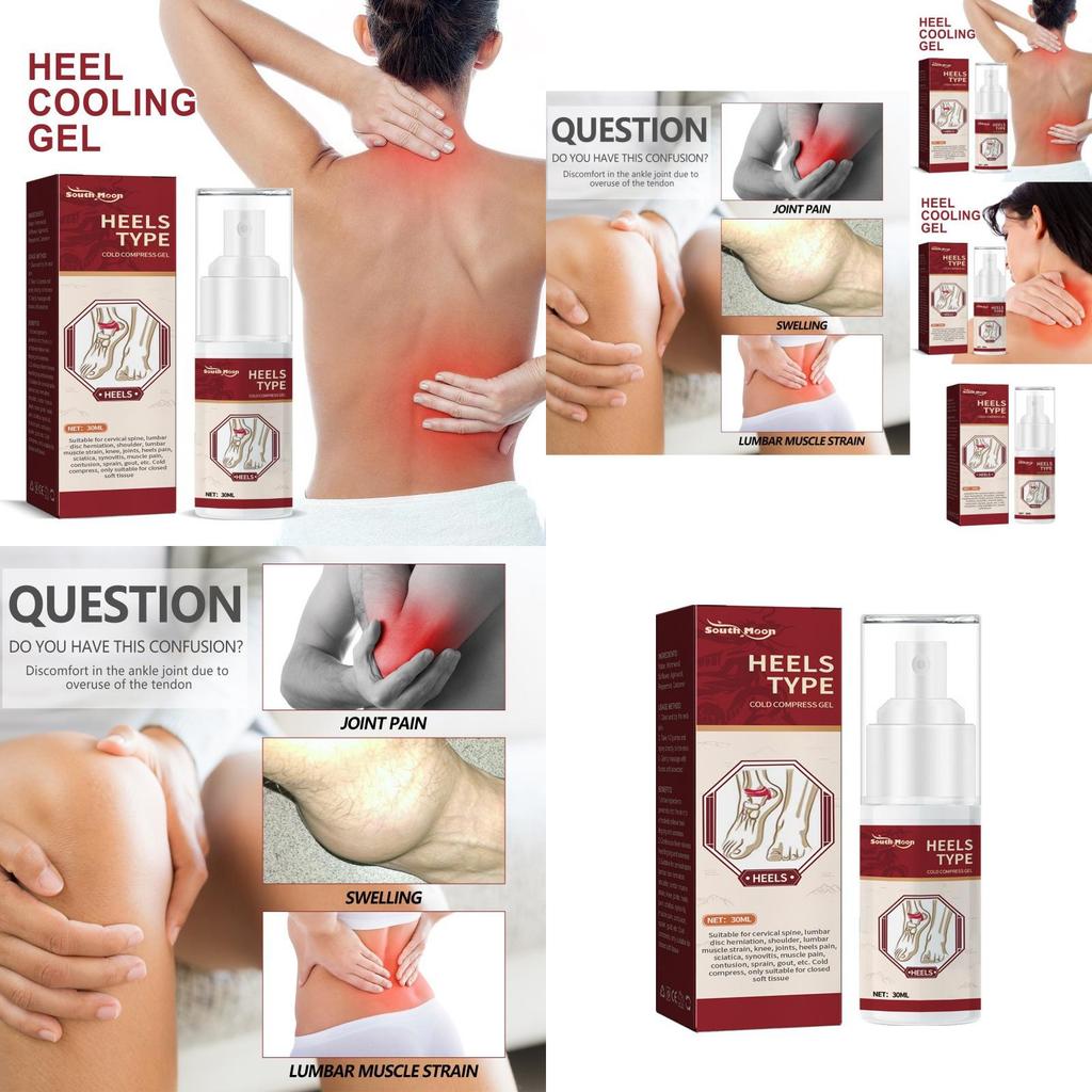 South Moon Foot Heel Cooling Gel Pain Relief For Sore Feet And Joint Discomfort 30ml