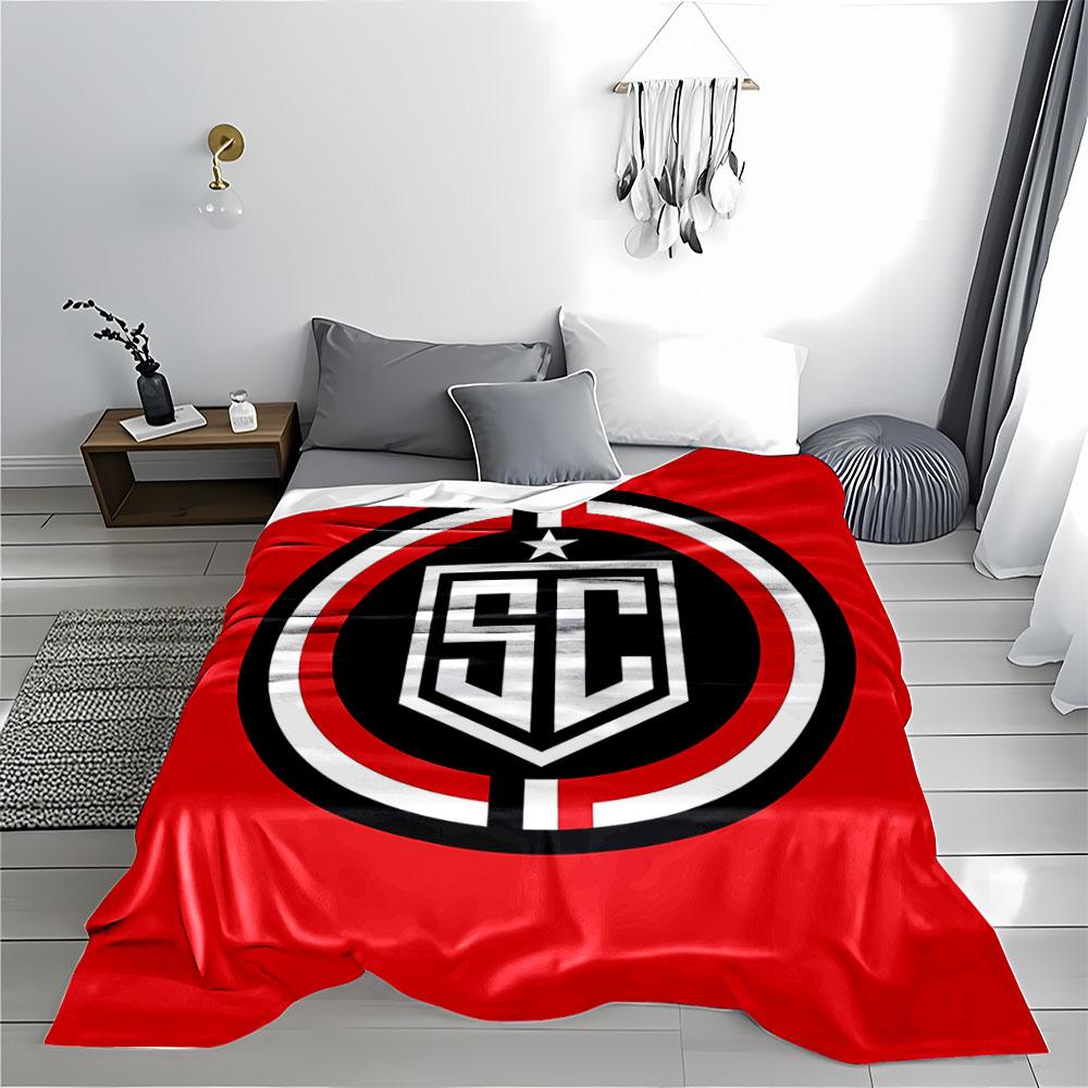 Red and Black SC Logo Blanket for All Seasons Blanket Lunch Break Throw Gift